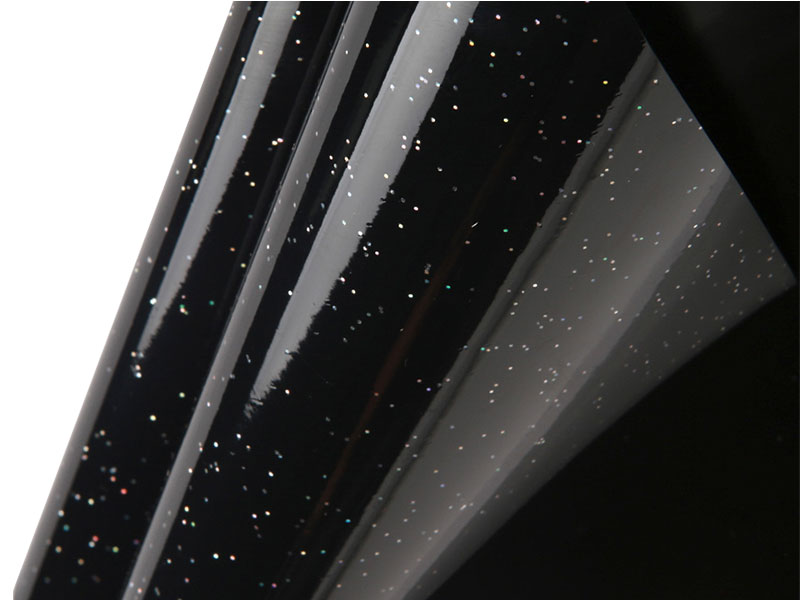 Schwarze PVC-Stretch-Deckenfolie-7