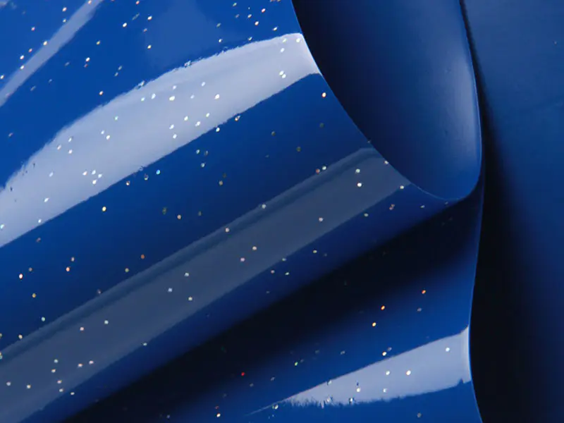 Blaue PVC-Stretch-Deckenfolie-17