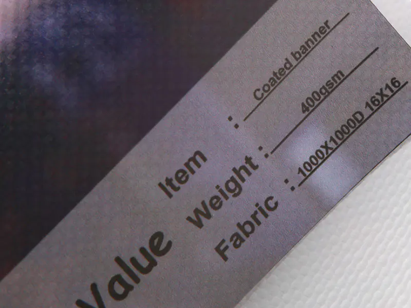 PVC-Digitaldruck-beschichtetes Flex-Banner 400 g/m²