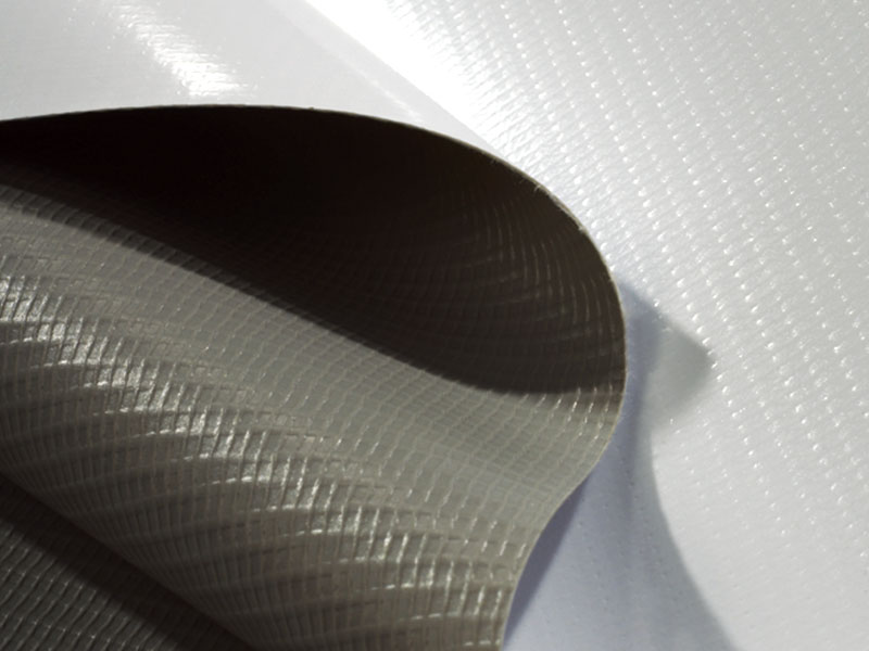 440 g/m² PVC-Greyback-Oberfläche, weißes, flexibles Banner
